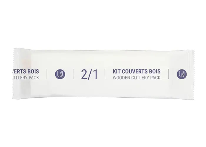 Product picture - Packaging cutlery 2 en 1