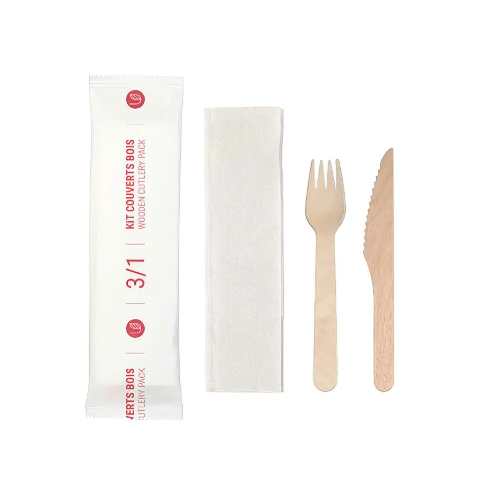 Product picture - Packaging cutlery 3 en 1
